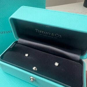 Tiffany&Co. Diamond earrings.